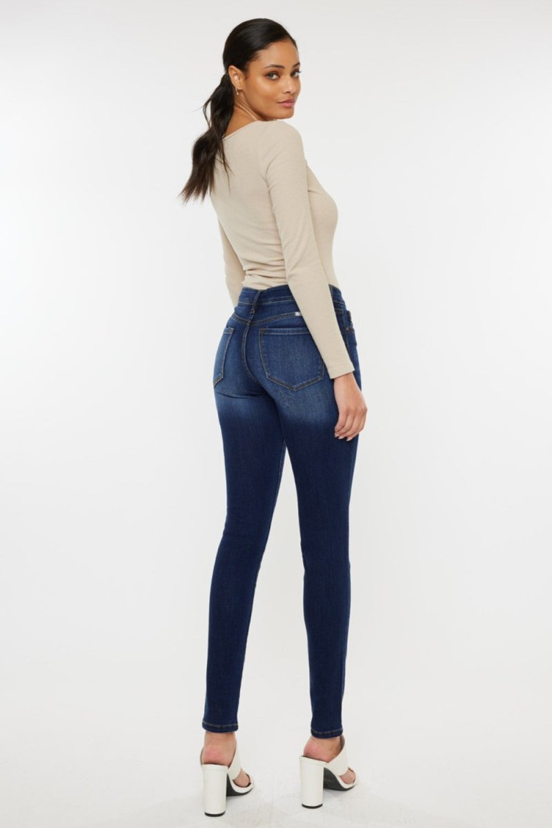 Kancan Mid Rise Gradient Skinny Jeans - Bottoms Sale